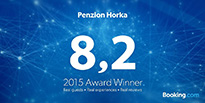 Penzion Horka - 8,2 - 2015 Award Winner - Booking.com